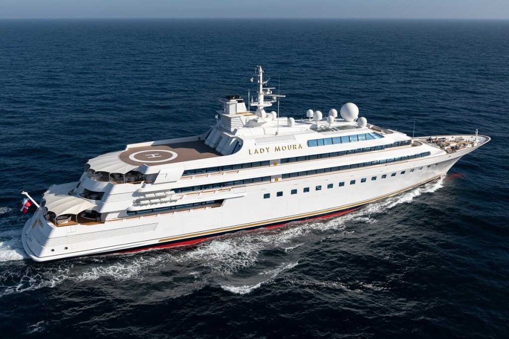 Camper & Nicholsons, Lady Moura, superyacht, Blohm+Voss, sold