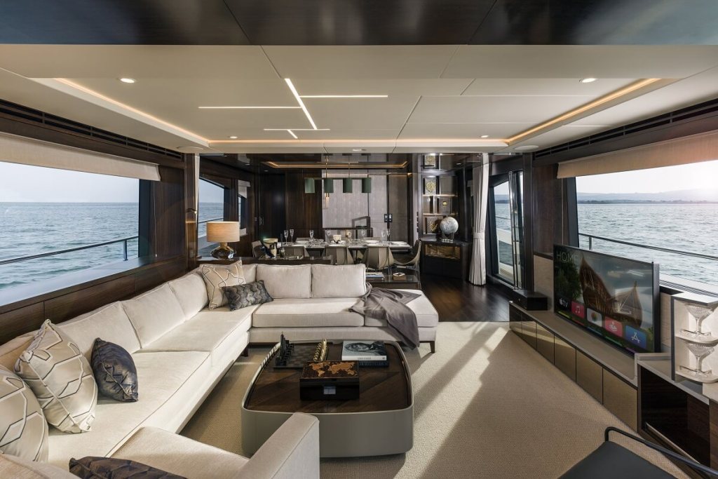 Sunseeker, 88, Yacht, superyacht, motor, power, British, builder, Cannes, Yachting Festival, Famous Five