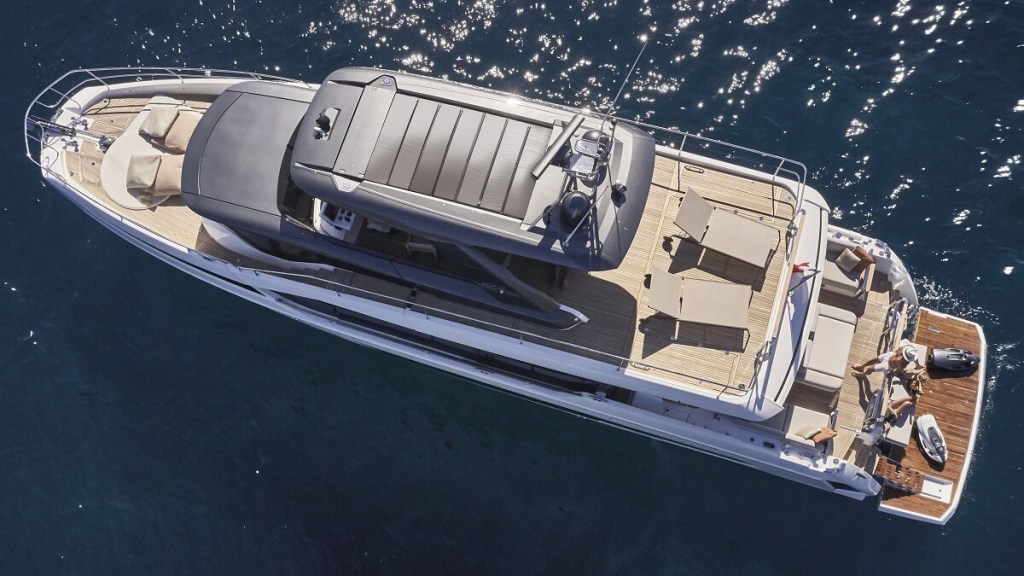 Prestige, X70, motor, yacht, boat, flagship, France, Asia, premier, debut, Garroni, Design, widebody