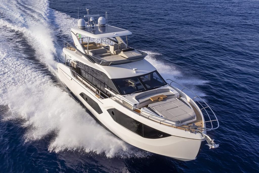 Absolute, Yachts, Boat, 60, Fly, Cannes Yachting Festival, premiere, debut, new, solar, panels, power, silence, green, Volvo Penta IPS, Cesare Mastroianni