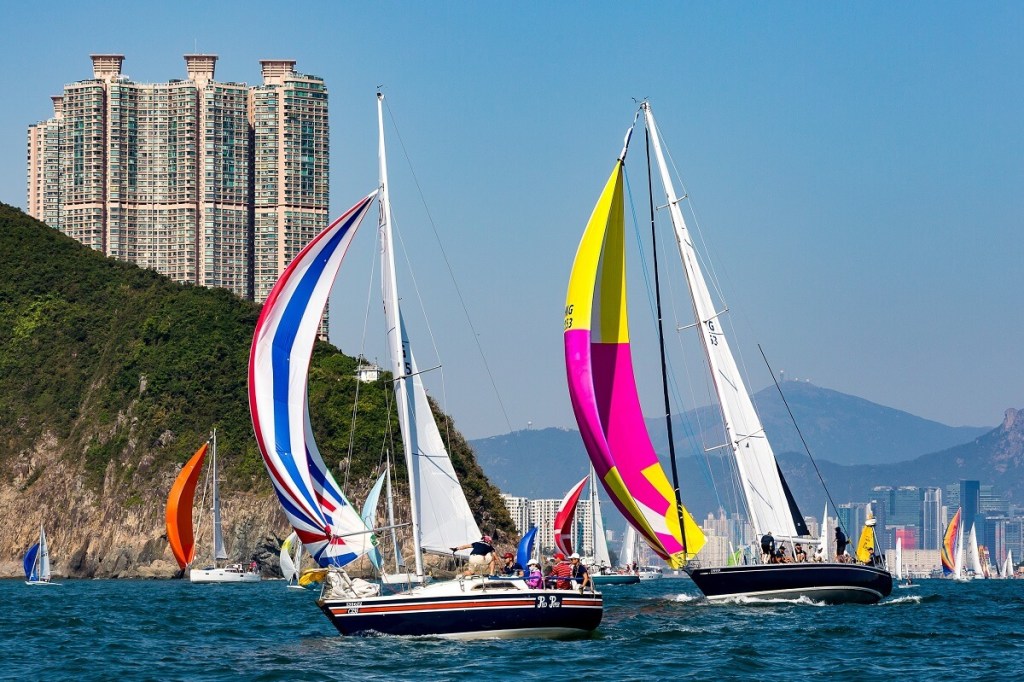 Around The Island Race, Hong Kong, RHKYC, Royal Hong Kong Yacht Club, Ambush, Seawolf, Tiffany Koo, Jeremy Koo, Joachim Isler, Andrew Taylor, yachts, boats, sailing, Helmuth Hennig, David Kong, Race Officer, David Norton