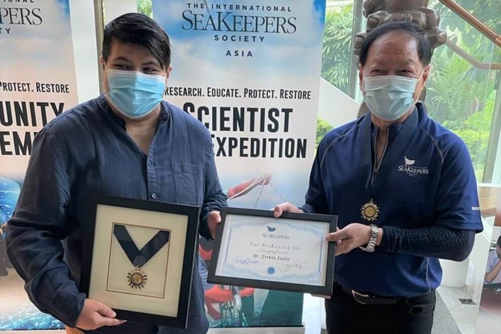 Dr Zeehan Jaafar, SeaKeepers, Asia, The International SeaKeepers Society, Southern Islands, Singapore, Blue Plan, Department of Biological Sciences, National University of Singapore, NUS