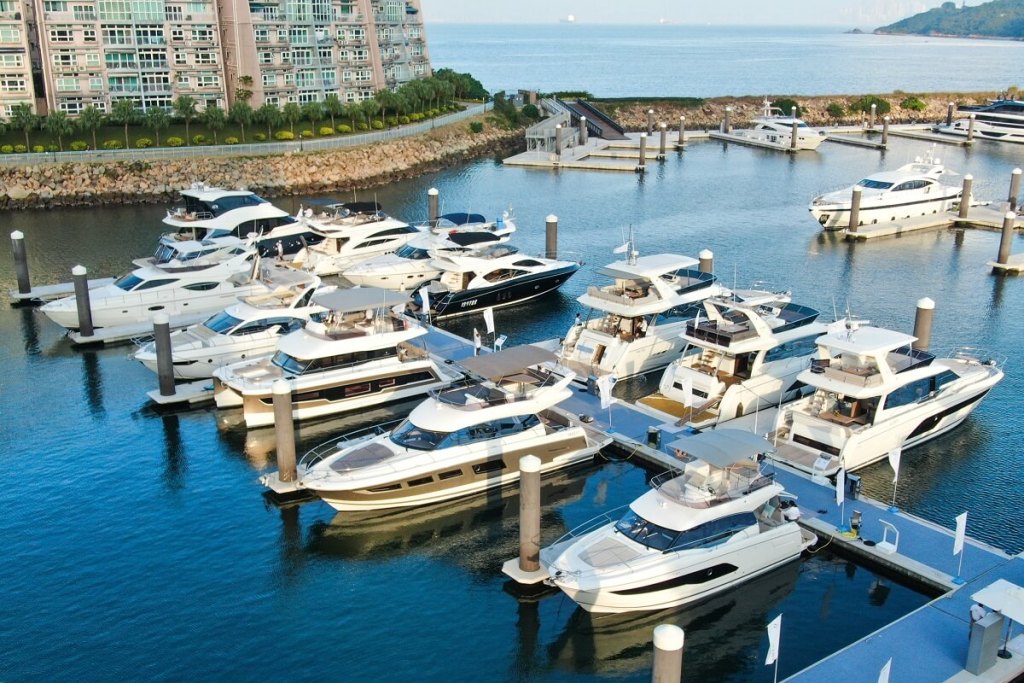 Prestige, Yachts, Asia Yachting, Brokerage, X70, Lantau Yacht Club, Hong Kong, marina, 5 Gold Anchor