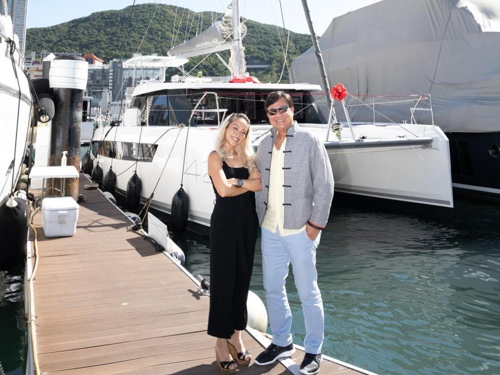 Leopard, catamaran, sailing, Hong Kong, 42, handover, client, customer, VP Yachts, Vivian Chan, Ben Chung, Kit Chotithamaporn, Brian Zhuang, Omnia Marine, Yacht Style, Review, Palm Beach, Cannes, Sanctuary Cove, debut, premiere, show