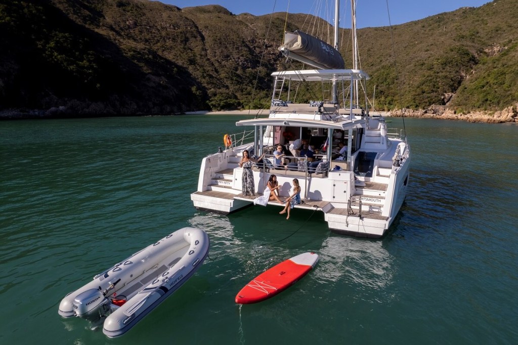Bali, 4.8, sailing, catamaran, French, Hong Kong, Asiamarine, custom, customised, Eric Noyel
