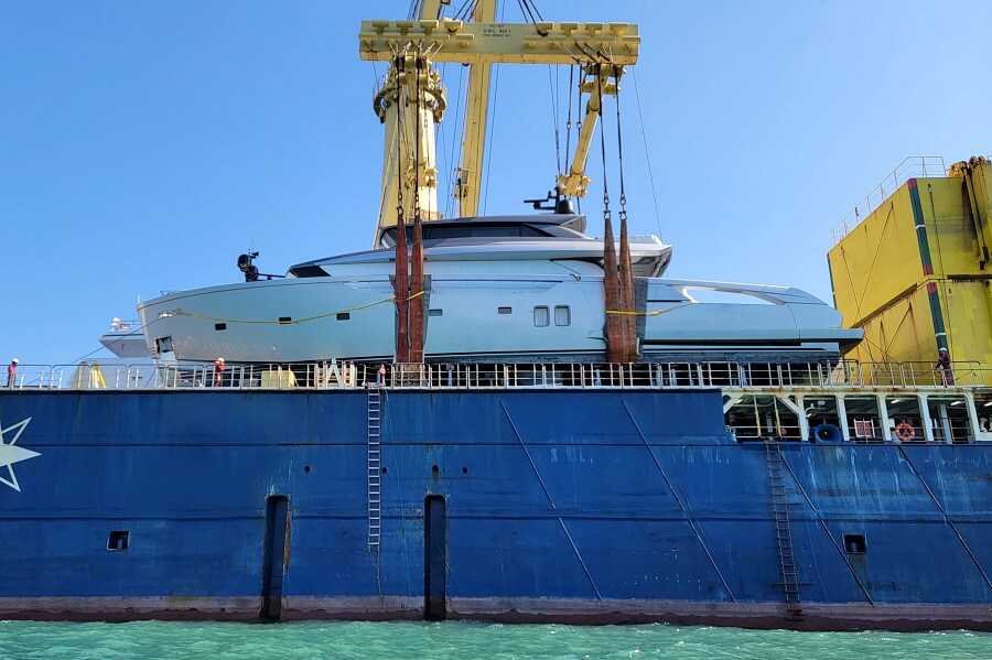 Sanlorenzo, yacht, superyacht, Simpson Marine, SX112, SL96A, Asymmetric, arrivals, SX88, SX76, China, Sanya, Hainan, Free Trade Port, FTP, Nick Stratton, Angel Zhou, SD126, Singapore