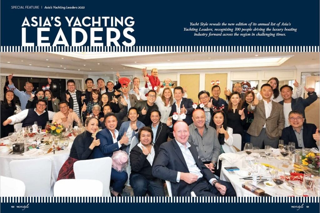 [Alt Links] YACHT STYLE, Asia’s Yachting Leaders, 2022, 100 people, luxury, boating, industry, region, yacht, annual