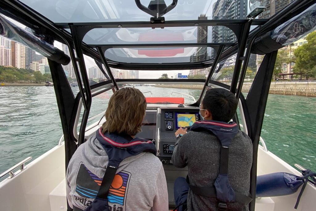 Asiamarine, Nimbus, T8, boat, yacht, Hong Kong, Sweden, Swedish, Singapore, Thailand, Vietnam, Tender, cabin