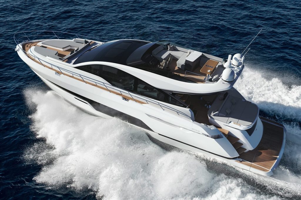 Fairline, Phantom, 65, sportbridge, Paul Grys, Cannes Yachting Festival, Targa, 65, Squadron, F//Line, flybridge