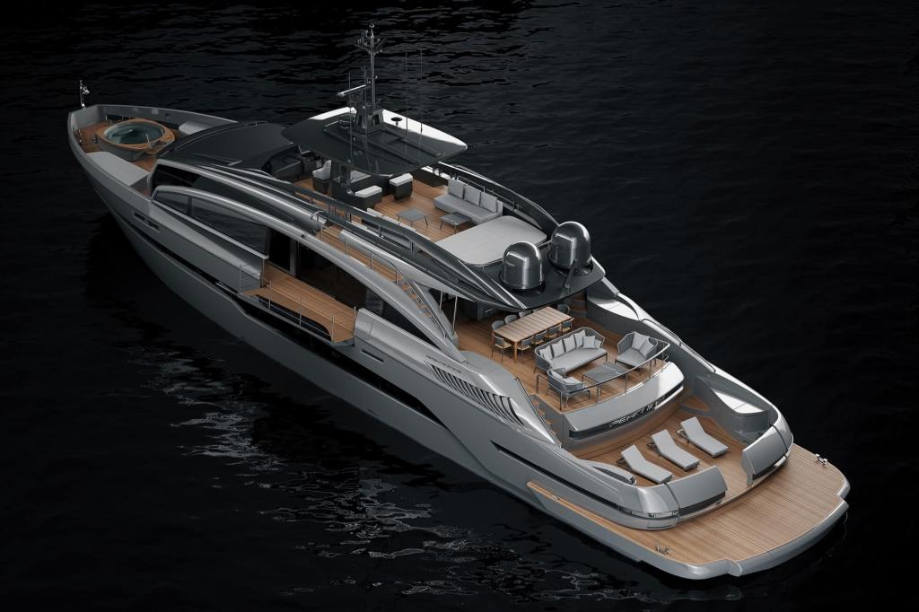 Ferretti Group, Riva, 130’ Bellissima, Pershing, GTX116, superyacht, Project TØ, tri-deck, La Spezia, US, American, owners, hull, X Series, 5X, 6X, 7X, 8X, 9X, sports yacht, MAN engines, Kamewa waterjets