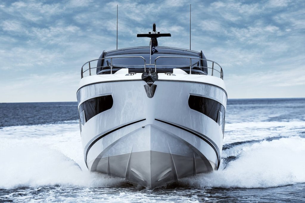 Sunseeker, Predator, 65, 60, 55, EVO, Andrea Frabetti, Sean Robertson, Palm Beach, International, Boat Show, sea trial, video, footage, knots, speed