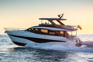 Princess, yachts, Miami, international, boat, show, new, display, One Herald Plaza, Y72, S62, F45, F50, F62, flybridge, sportbridge, Tom Carroll Jr, Will Green