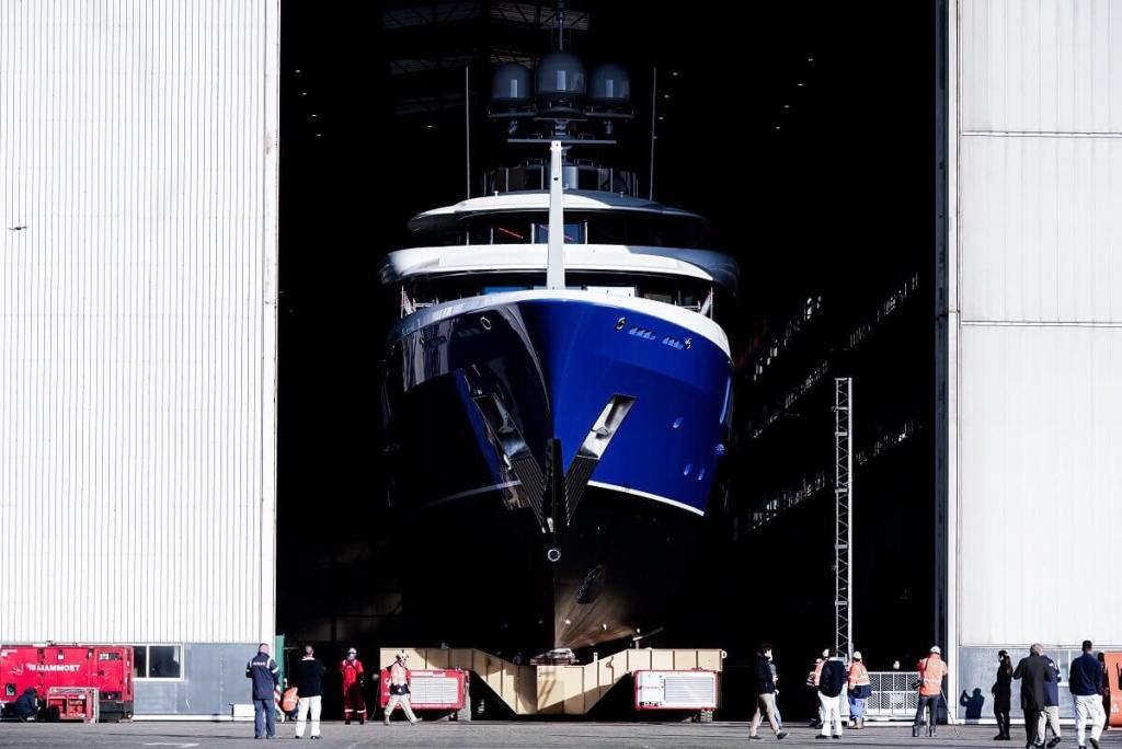 Amels, 242, Damen Yachting, seven, 24207, project, Imperial, yacht, superyacht, megayacht, Limited Editions, Tim Heywood, Winch Design, summer, delivery, build, launch, drydock, Peter Dijkwel