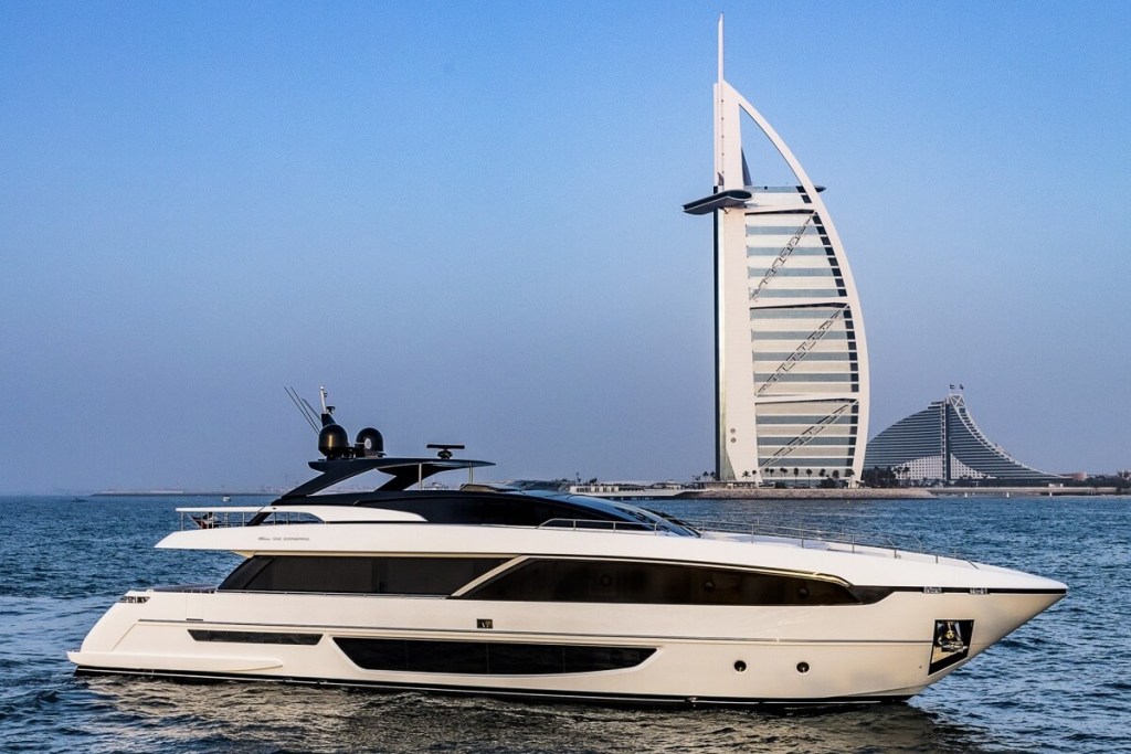 Ferretti Group, Dubai, International, Boat, Show, Yacht, Riva, Pershing, Custom Line, Navetta 30, 8X, 9X, 100’ Corsaro, Expo 2020 Dubai, Gabriele Salvatore