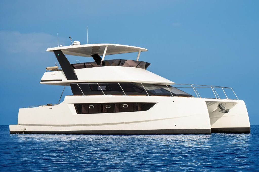 Powercat, multihulls, catamaran, power, PMG Shipyard, Thailand, Philippe Guenat, Silent-Yachts, Michael Kohler, Austria, Italy, Turkey, VisionF, solar, eco, green, motor yacht, Alva Yachts, Milan Henn, Prestige, Bluegame