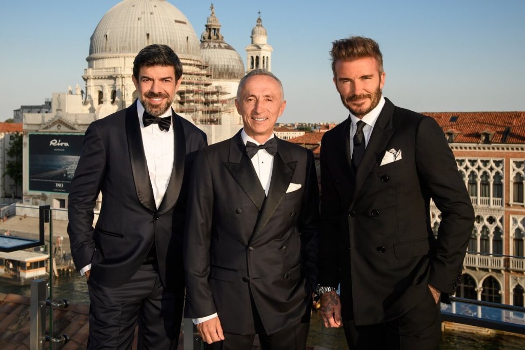 Riva, 180th, anniversary, gala, evening, Venice, Gran Teatro La Fenice, David Beckham, Piero Ferrari, Pierfrancesco Favino, Alberto Galassi, Domenico Dolce, Dolce & Gabbana, Riva The Persuaders!, The Persuaders!, short film, movie, Roger Moore, Tony Curtis, Anniversario, Aquarama