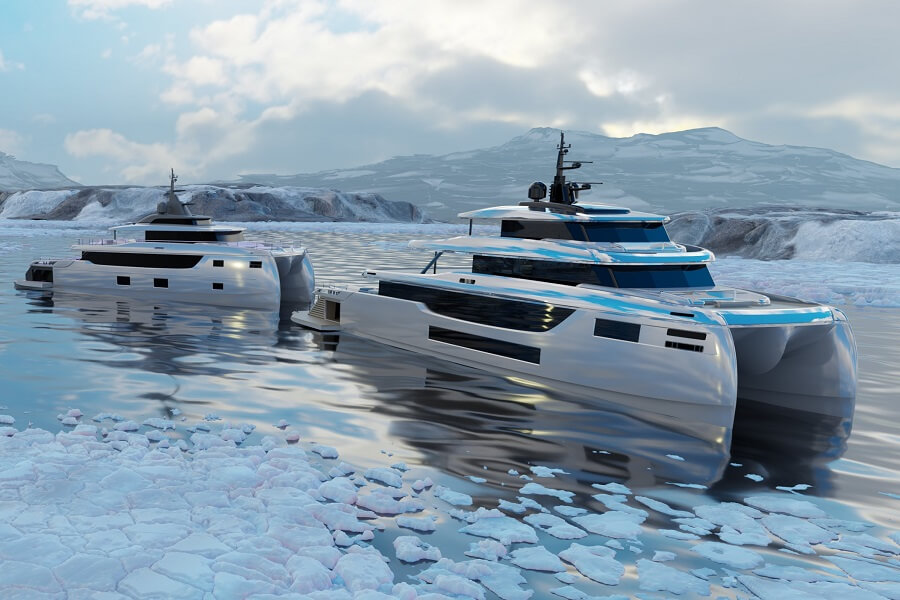 Sunreef, Yachts, Explorer, series, line, range, Mike Horn, adventurer, South Africa, Swiss, Francis Lapp, Poland, power cats, catamarans, luxury