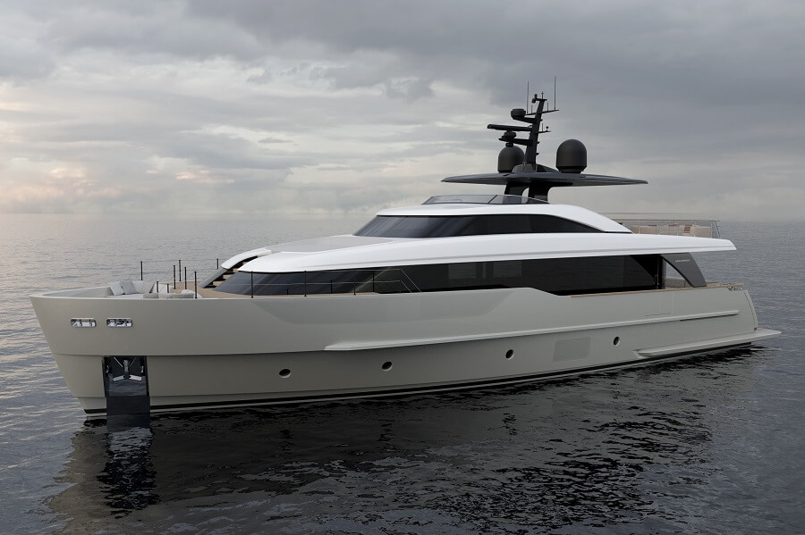 Sanlorenzo, SD90/s, semi-displacement, SP110, open coupé, Zuccon International Project, Patricia Urquiola, Philippe Briand, Smart Performance, Siemens, Bernardo Zuccon, Tilli Antonelli, Marco Arnaboldi, Piero Lissoni, September