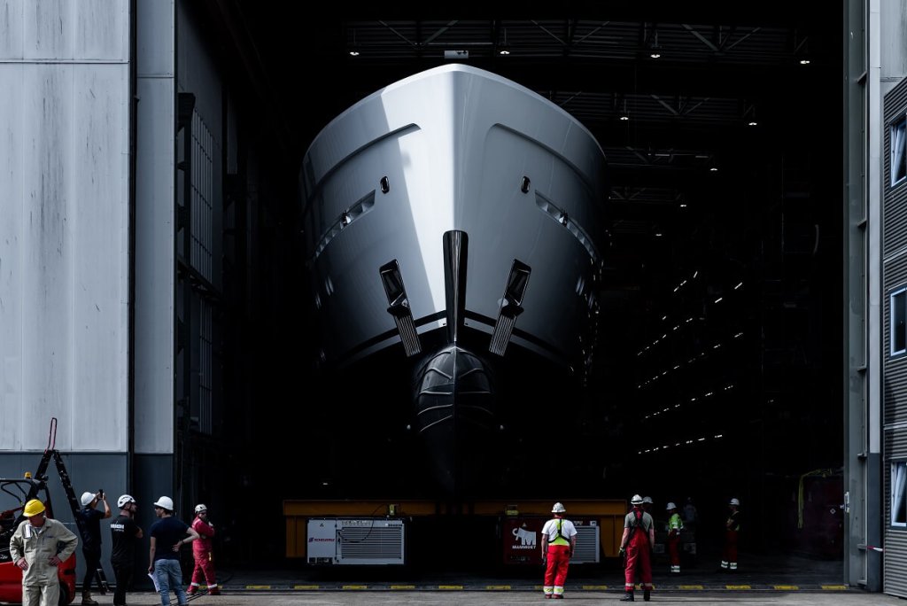 Amels, 60, Vlissingen, Netherlands, launch, Damen Yachting, Moran Yacht & Ship, Espen Øino, Arie Midavaine