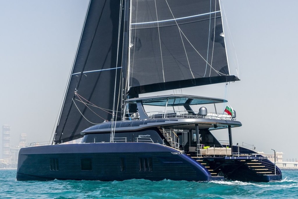 Sunreef, 80 Eco, Eco, Cannes, debut, premiere, Port Canto, solar power, solar-electric, cells