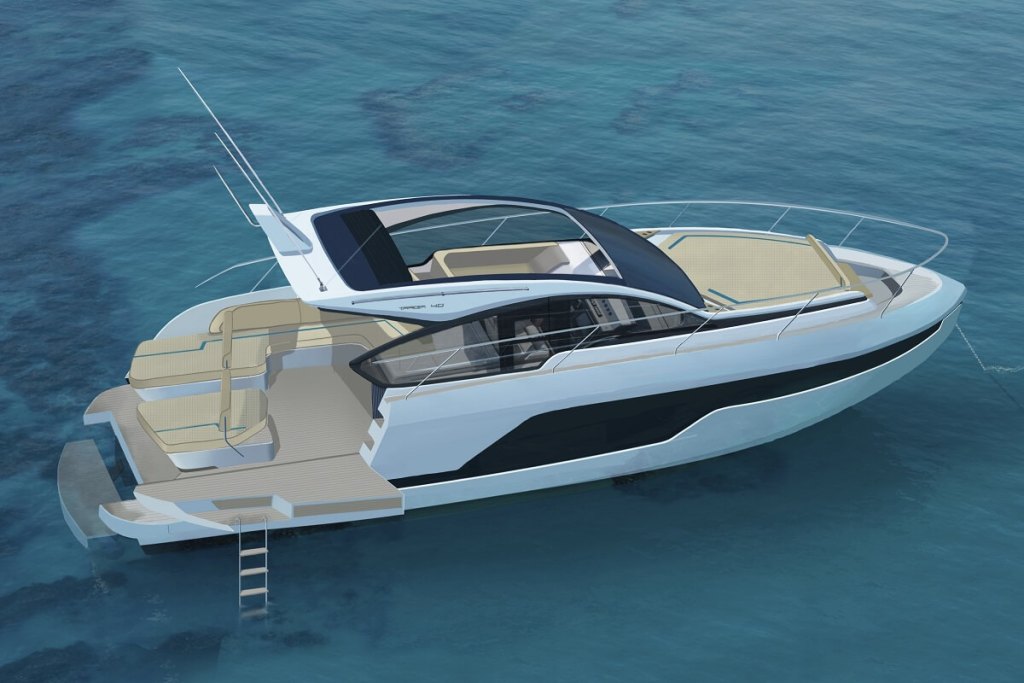 Fairline, launch, Targa, 40, 2023, 38, 45 GT, 45 Open, Christian Gott, James Powell, drop-down side