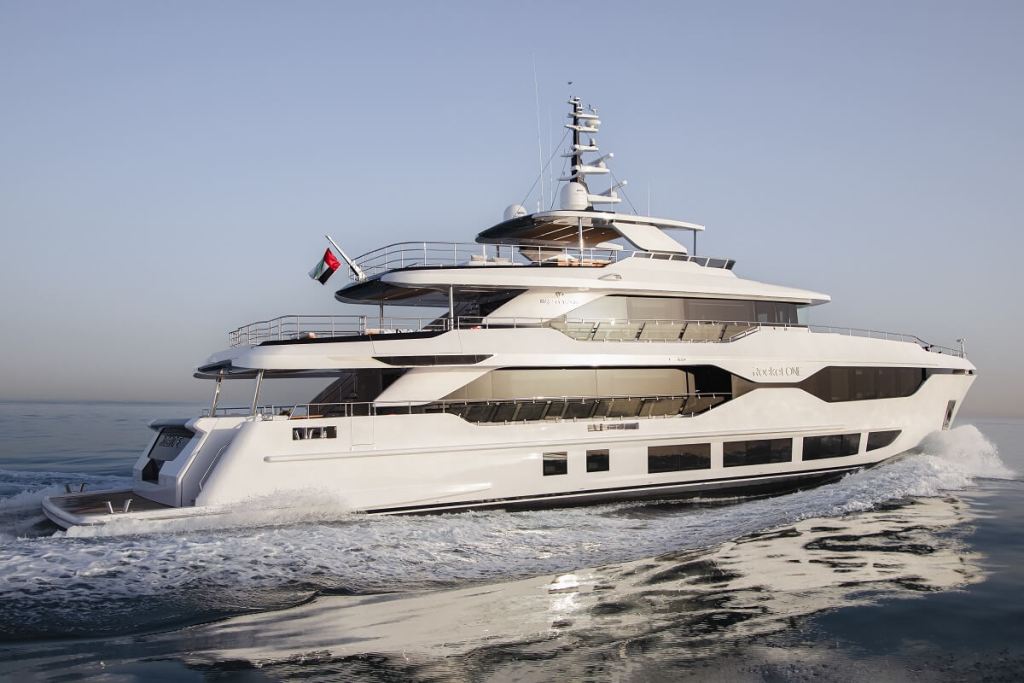 Gulf Craft, Majesty 120, Christian Gatto, Cannes Yachting Festival, Dubai Harbour, anniversary, 40th, Dubai International Boat Show, Superyacht Avenue