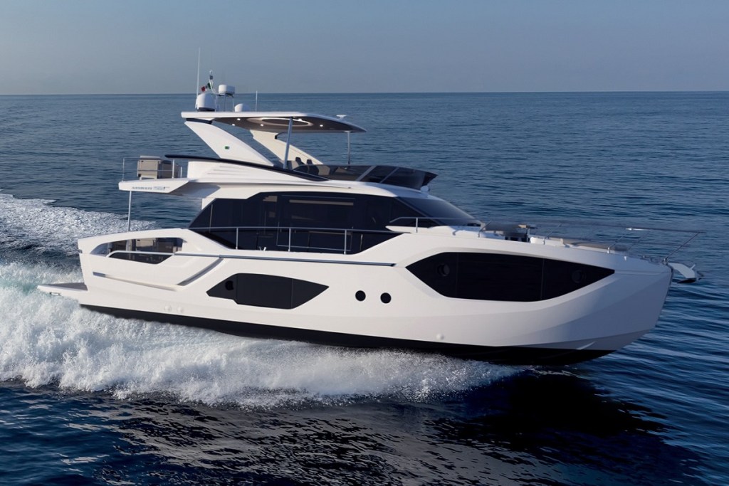 Absolute Yachts, 52 Fly, 56 Fly, 60 Fly, Cannes Yachting Festival, Absolute Marine, hard top, solar panels, modular furniture, infinity cockpit