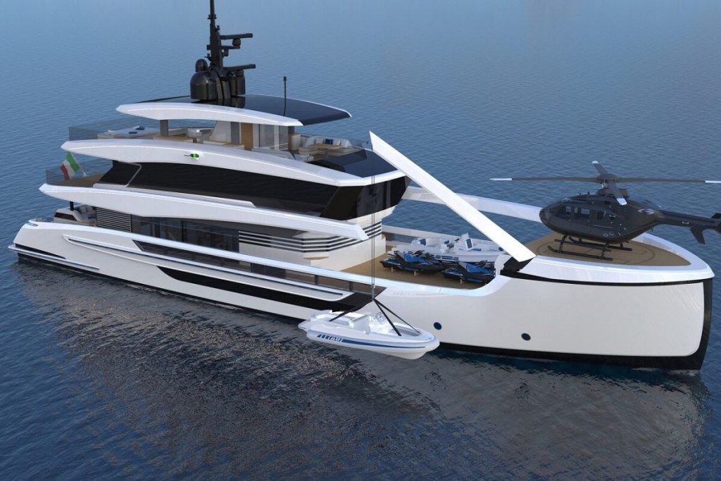 Amer, Yachts, 41, Steel, Luiz de Basto, Miami, De Basto Designs, Optima Design, La Spezia, Antonio Luxardo, Michele Zignego, Juan Morillo, Volvo Penta