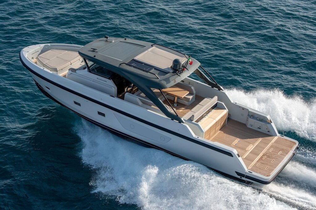 Bluegame, Palma, Cannes, Genoa, Fort Lauderdale, boat shows, Luca Santella, Simpson Marine, Nick Stratton, platform, barbecue, Clare Mahon, Sanlorenzo, sunroof