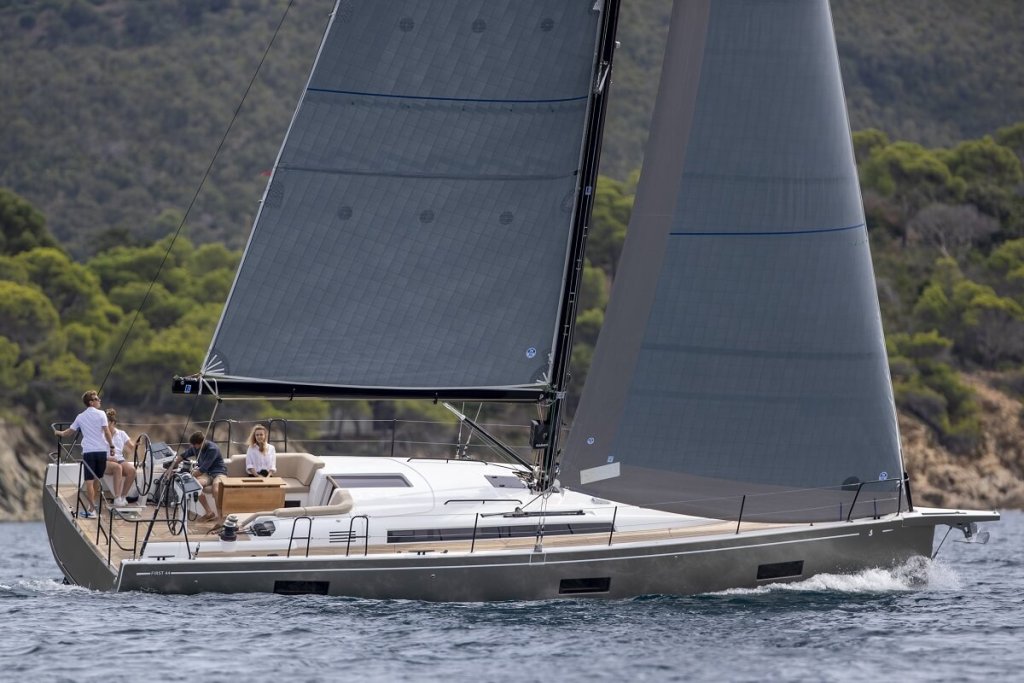 Beneteau, First 44e, Oceanis 30.1e, Nautic Boat Show, Paris, Gianguido Girotti, Groupe Beneteau, Boat Division, Elium, Arkema, teak, Myanmar, Iroko, FSC, forests, Congo, Torqeedo, propulsion, electric, series, hybrid, Yann Masselot, Beneteau, solar panels, battery