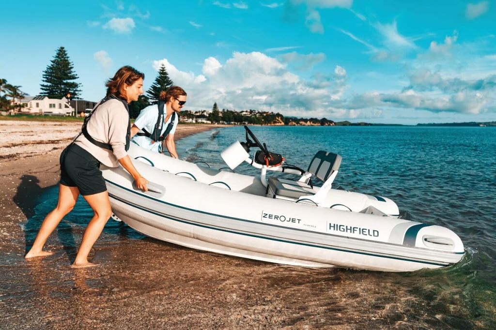 Highfield, Boats, RIBs, electric, Zero Jet, New Zealand, ePropulsion, China, E Jet 330, Classic 340E