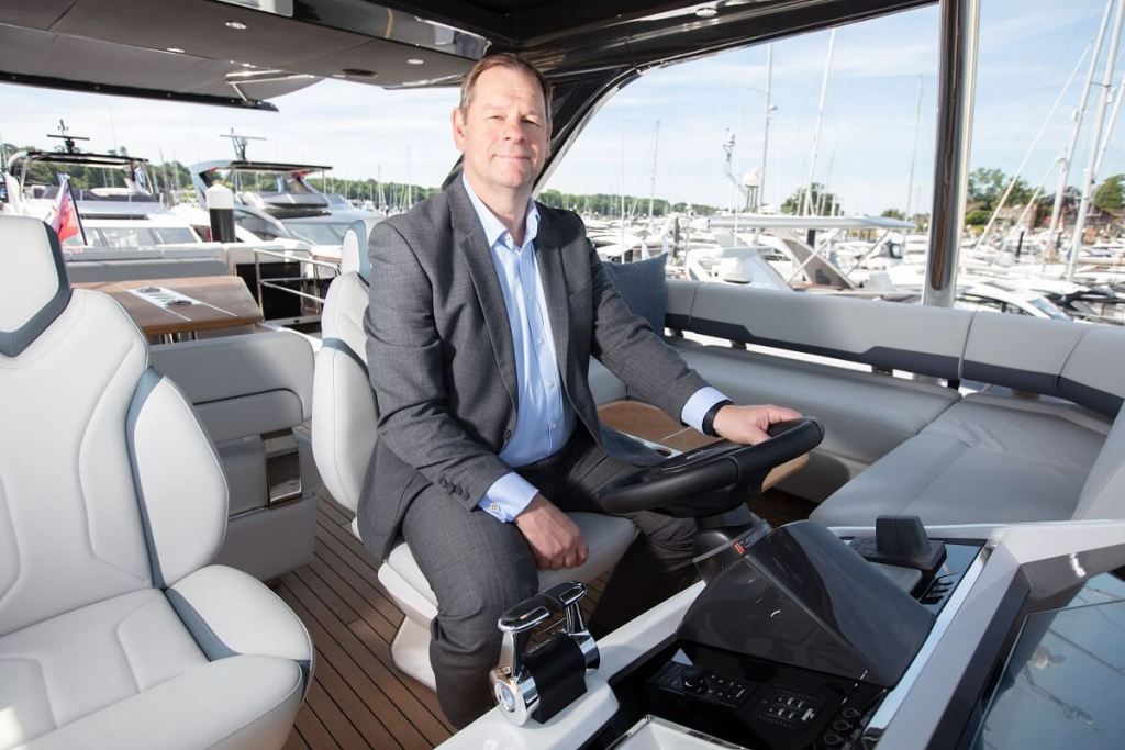 Paul Grys, Fairline, CEO, Squadron, 68, 58, Targa, 40, F//Line, 33, Phantom, 65, production, design for manufacturing, Oundle, Jaguar, JCB, Toyota, Justin Waring, Andrew Pope, Christian Gott