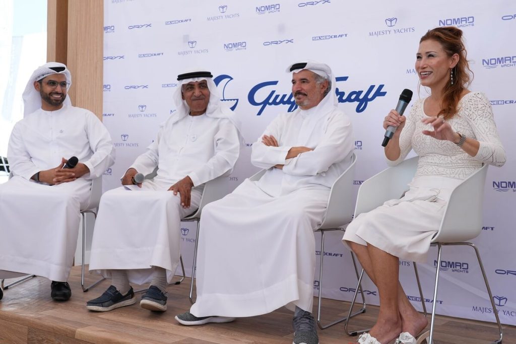 Trixie LohMirmand, Dubai International Boat Show, Singaporean, lady, Dubai Harbour, Abdulla Binhabtoor, Dubai Harbour, Shamal Holding, Mohammed Alshaali, Gulf Craft, Saeed Hareb, Dubai Sports Council, Dubai 2040 Urban Master Plan, 2023