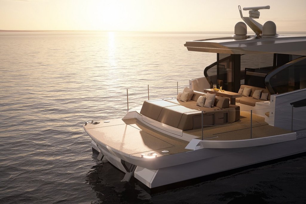 Azimut, Seadeck, Benetti, Oasis Deck, Giovanna Vitelli, Boot Dusseldorf, Alberto Mancini, Matteo Thun, Antonio Rodriguez, Low Emission Yachts