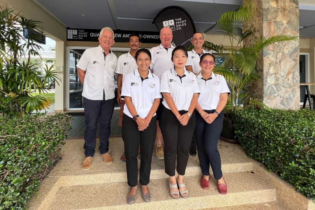 The Yacht Sales Co, Multihull Solutions, Southeast Asia, Thailand, Malaysia, Philippines, Singapore, Hong Kong, Ocean Marina Jomtien, Phuket Boat Lagoon, Phuket Yacht Haven, Nicolich ‘Boby’ Noman, Jim Poulsen, Maritimo, Orawan Langjew, Toon Scholten, Paul Stamp, Mark Elkington