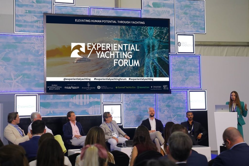 Experiential Yachting Forum, Dubai, Oceanco, Sunreef Yachts, Four Seasons Yachts, Space Perspective, Islamic Coin, Dubai International Boat Show, Maria Alekseenko Magan, Holistic Yachting, Multifunctional Superyachts