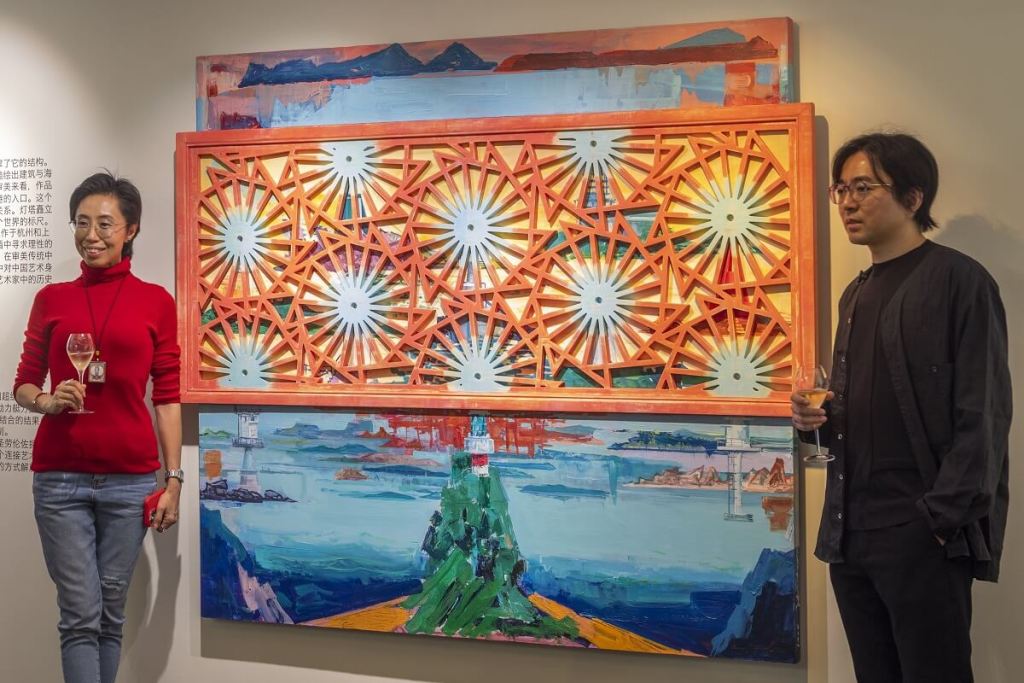Li Qing, Art Basel, Hong Kong, Sanlorenzo, Asia, Landscape with Lighthouses, Huzhou, Zhejiang, Oil Painting Department, China Academy of Art, Hangzhou, Shanghai, Basel, Miami, Paris, Flash Art, Almine Rech Gallery, Nick Stratton