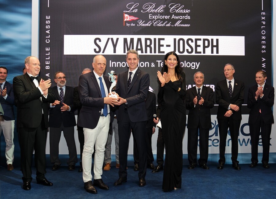 Sunreef, 80, Eco, Marie-Joseph, Francis Lapp, YCM Explorer Awards, Monaco, Yacht Club de Monaco, Prince Albert II, La Belle Classe Superyachts, Technology & Innovation, Ocean Explorer, Mediation & Science, Seahawk, Adventure & Environmental Ethics, Plastic Odyssey, Coup de Cœur, favourite