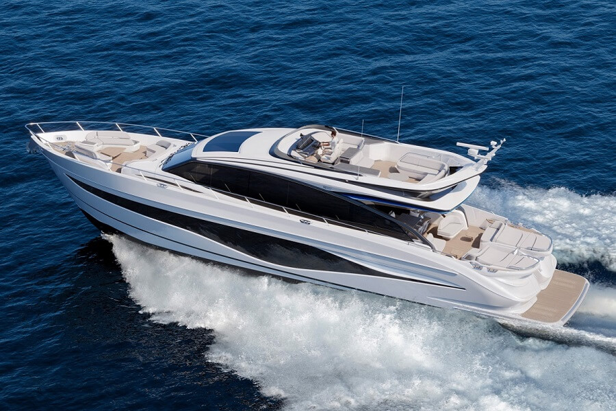 Princess, S80, motor yacht, 2024, Plymouth, Princess Design Studio, Olesinski, Pininfarina, S72, Boot Dusseldorf