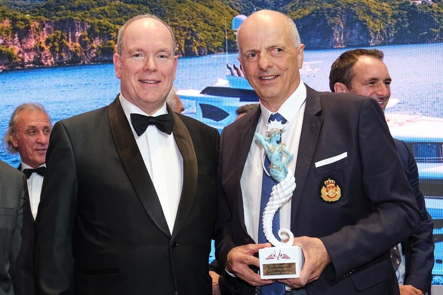 Sunreef, 80, Eco, Marie-Joseph, Francis Lapp, YCM Explorer Awards, Monaco, Yacht Club de Monaco, Prince Albert II, La Belle Classe Superyachts, Technology & Innovation, Ocean Explorer, Mediation & Science, Seahawk, Adventure & Environmental Ethics, Plastic Odyssey, Coup de Cœur, favourite
