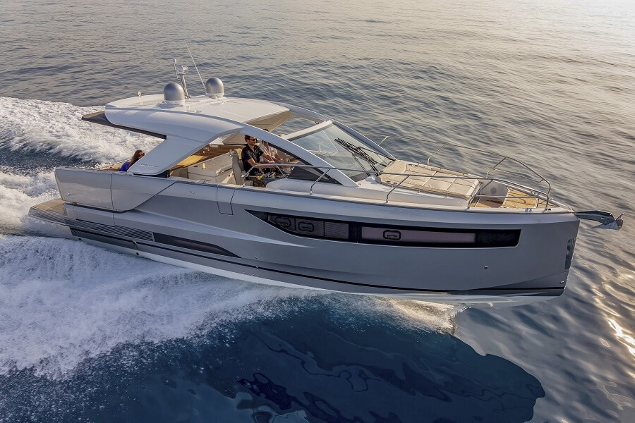Luxury, Day Boat, Jeanneau, Sunseeker, Galeon, Fairline, Sunreef, Swan, Azimut, Wally, Mediterranean, Florida, Asia, Hong Kong, Singapore, 375 GTO, 325 GTO, F//Line 33, Cap Camarat, Verve 47, Verve 42, DB yachts, DB/43, DB/37, Vincent Piel, Paul Blanc, Sean Robertson, Della Pearce