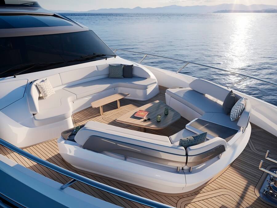 Princess, S80, motor yacht, 2024, Plymouth, Princess Design Studio, Olesinski, Pininfarina, S72, Boot Dusseldorf