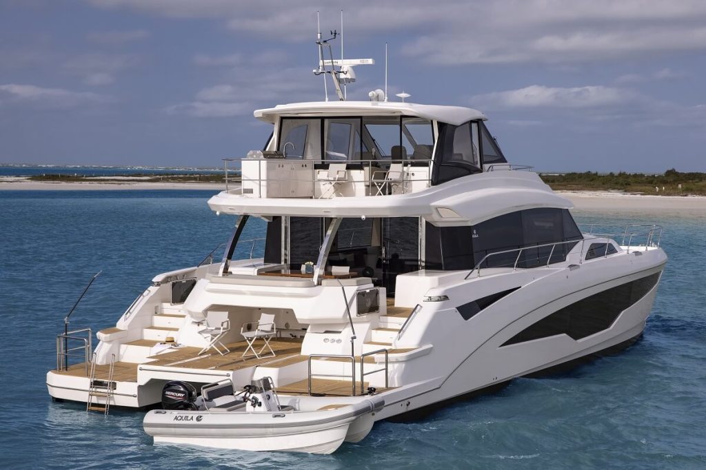 Aquila, KJM Marine, Catamarans, Gulf, United Arab Emirates, Kuwait, Saudi Arabia, Qatar, Oman, Bahrain, GCC, Yvan Eymieu, Mohammad AlJasmi, Aquila 70 Luxury, Abu Dhabi International Boat Show, Aquila 42 Yacht, Molokai 47