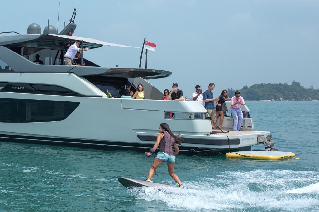 Singapore Yachting Festival, Singapore Marine Guide, Wade Pearce, Sanlorenzo, Ferretti Yachts, Princess, Azimut, Bluegame, Prestige, Beneteau, Fairline, Leopard, Aquila, Lagoon, Jeanneau, Nimbus, Bali
