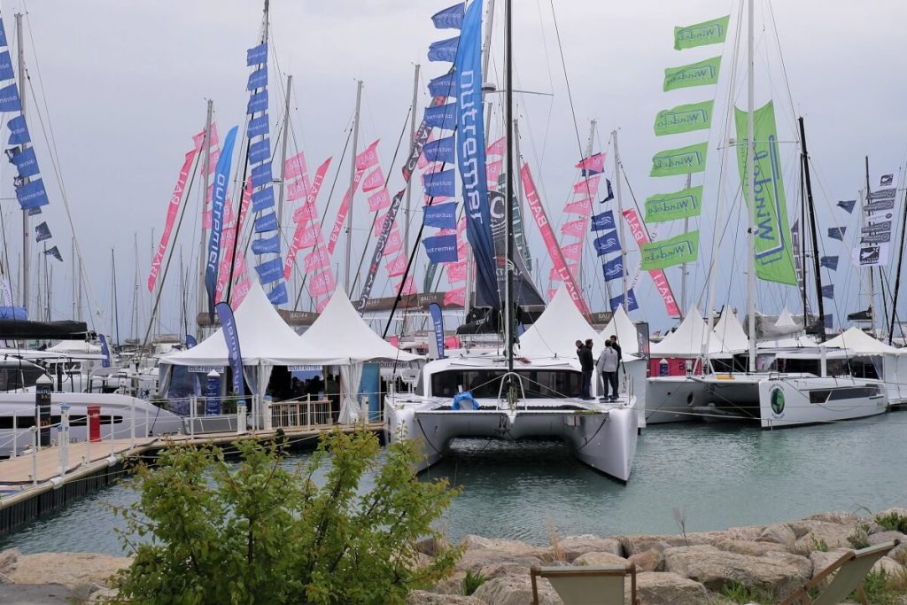 International Multihull Show, La Grande Motte, France, Lagoon, Fountaine Pajot, Leopard, Bali, Excess, Dream Yacht Charter, Sunsail, Aventura, Catana, C-Catamarans, Dragonfly, HH Catamarans, Marsaudon Composites, Moon, Nautitech, Neocean, Outremer, Privilege, Windelo, Libertist, Neel, Rapido