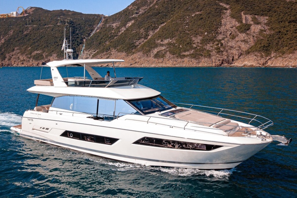 Asia Yachting, Boat, Show, Marina Cove, Sai Kung, Hong Kong, Prestige, 680, 590, 520, F-Line, flybridge, motor yachts, Fountaine Pajot, MY6, catamaran, powercat