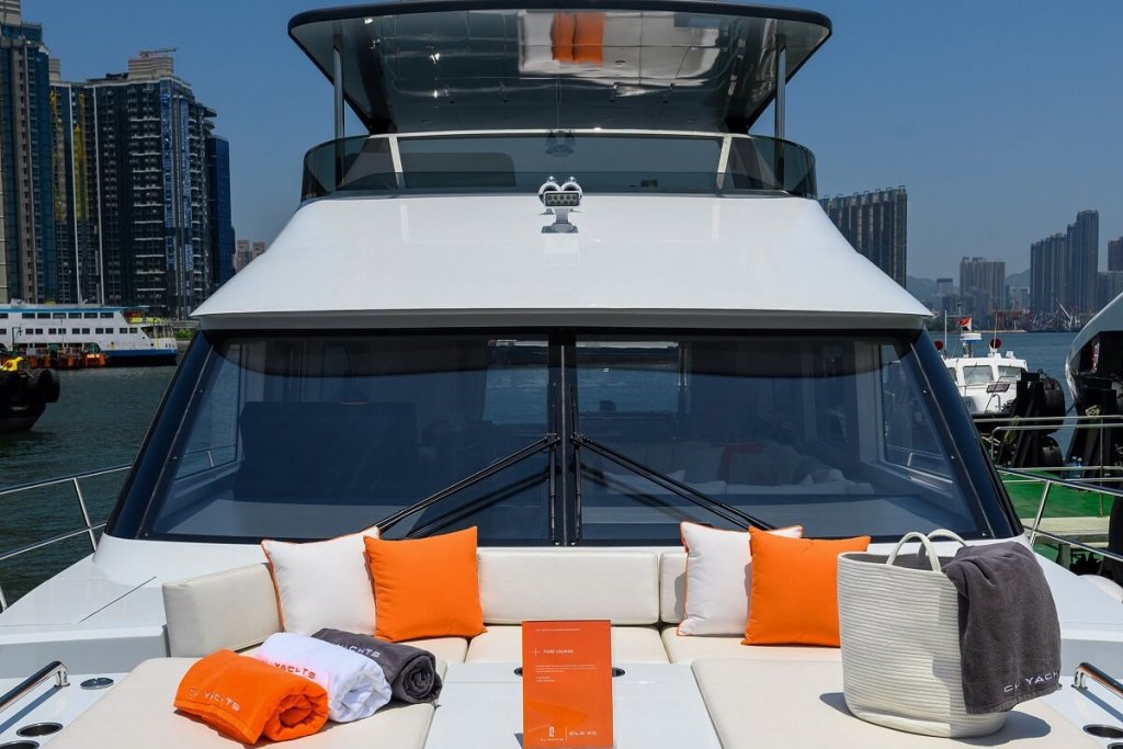 CL Yachts, CLB65, Martin Lo, Howard Apollonio, Fort Lauderdale, boat show, hull tow, Hong Kong, Asia premiere, Singapore, UAE, Australia, Lai Chi Kok