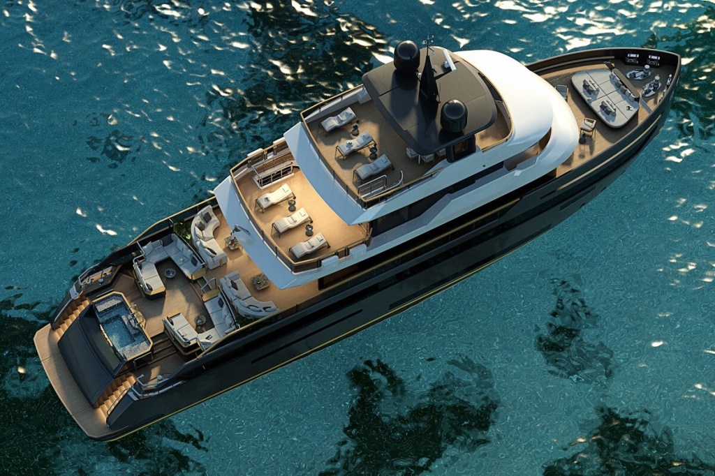Benetti, B.Yond, Limited Edition, 40m, Pierluigi Ausonio, P.L.A.N.A, Siemens Energy, E-Mode Hybrid, Vulcan Grey