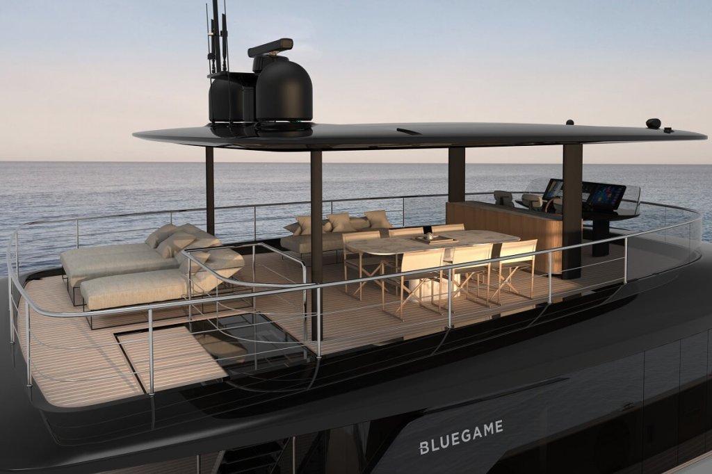 Bluegame, BGM75, Cannes Yachting Festival, Sanlorenzo, Simpson Marine, America’s Cup, Philippe Briand, Bernardo Zuccon, Piero Lissoni