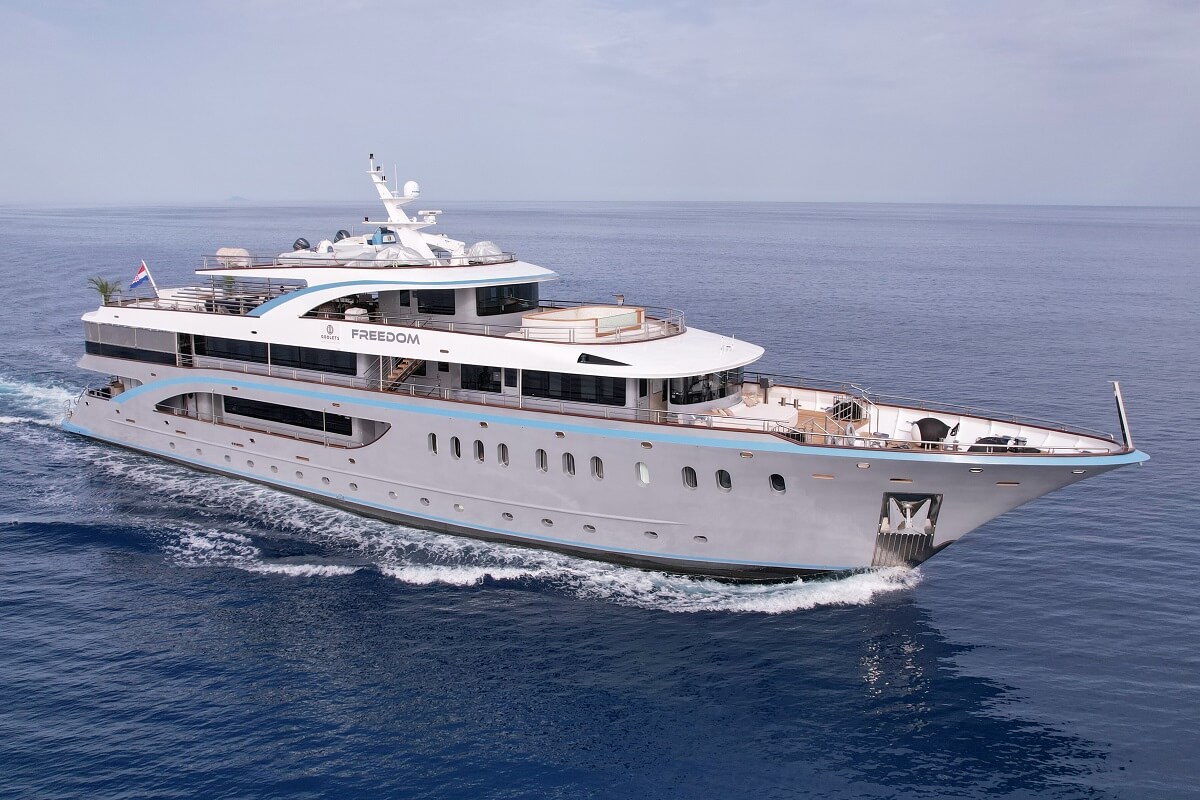 Goolets, DS Yachts, charter, superyachts, Croatia, eco-friendly, sustainability, YACHT STYLE, Issue 66, Freedom, Ohana, Bellezza, Queen Eleganza, Bella, Riva, Cristal, Alfa Mario, Karizma, Santa Clara, Maxita